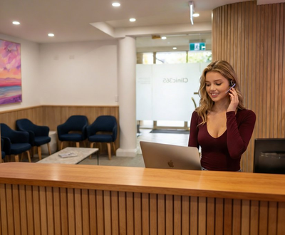 Clinic365 reception — contact us